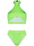 Noire Swimwear Bahamas cut-out two-piece bikini - Green