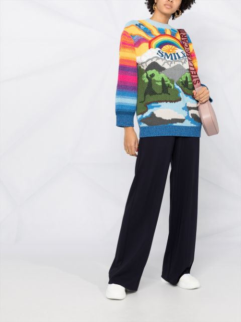 rainbow smile jumper