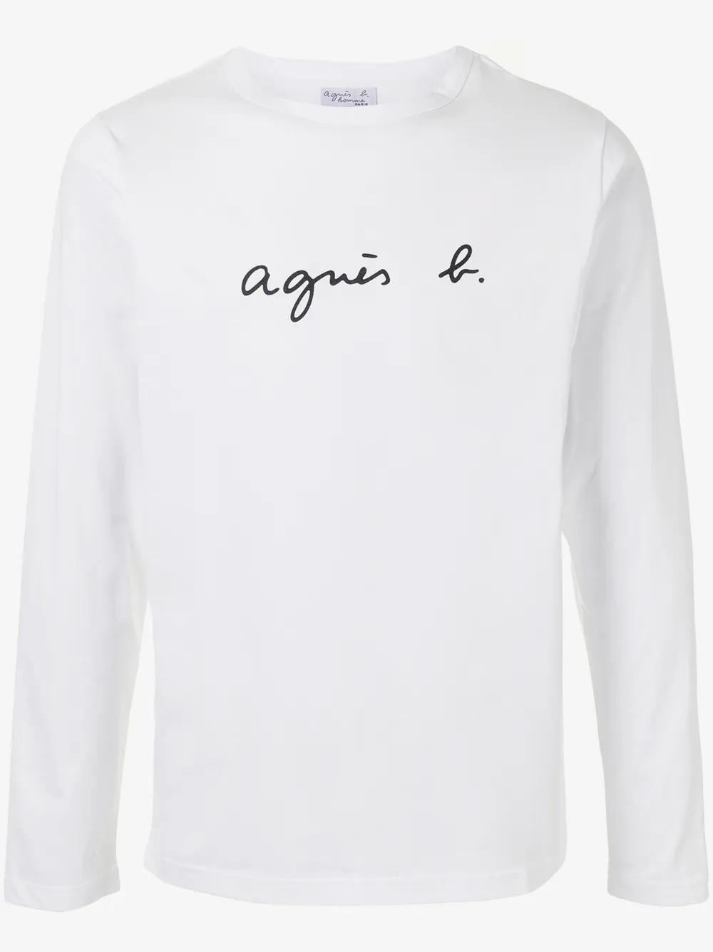 agnès b.  로고 프린트 티셔츠 | 화이트 | Image 1