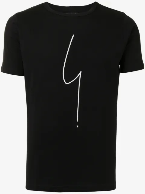 agnès b.  scribble-print cotton T-shirt 