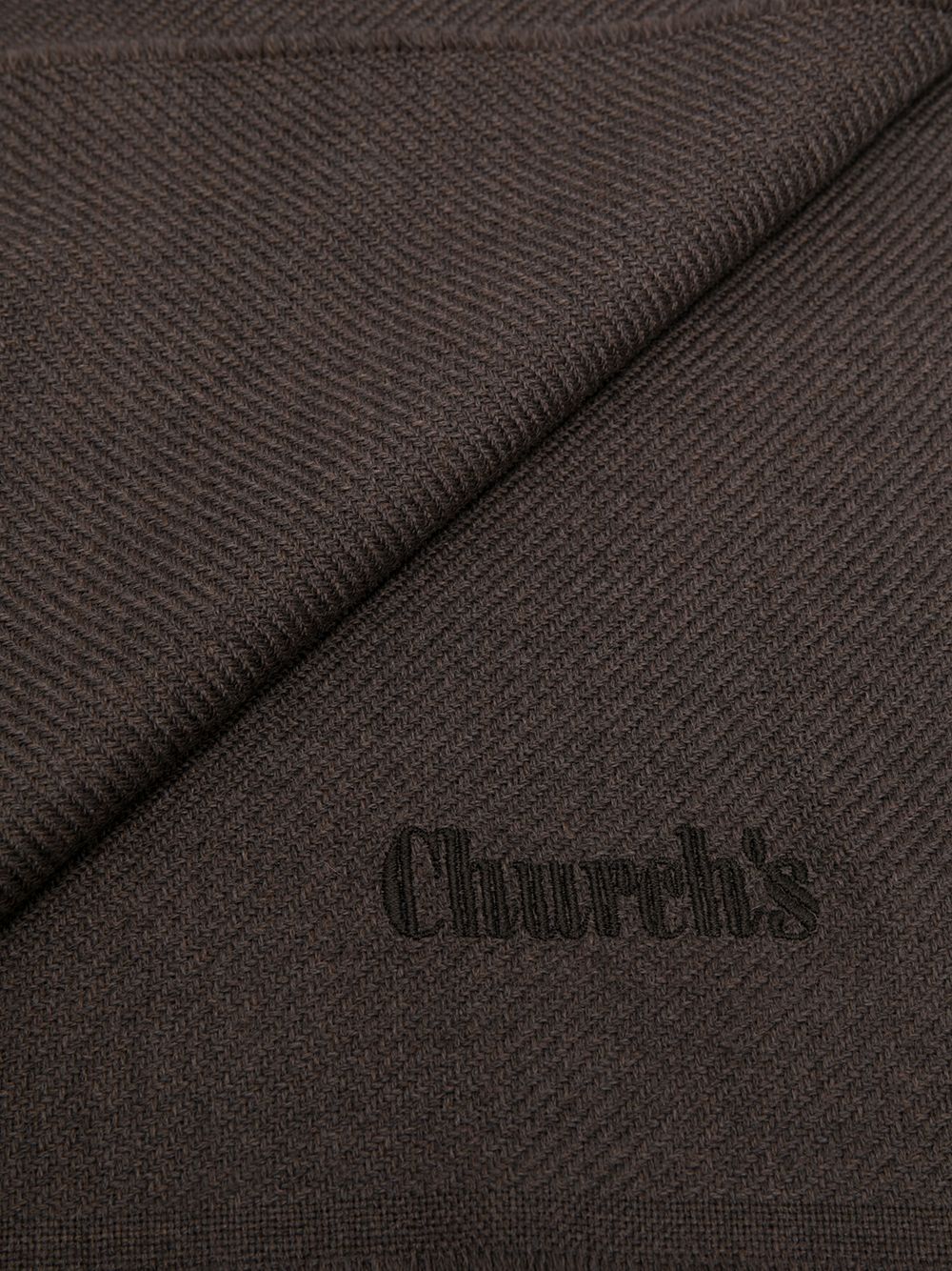 фото Church's шарф с вышитым логотипом