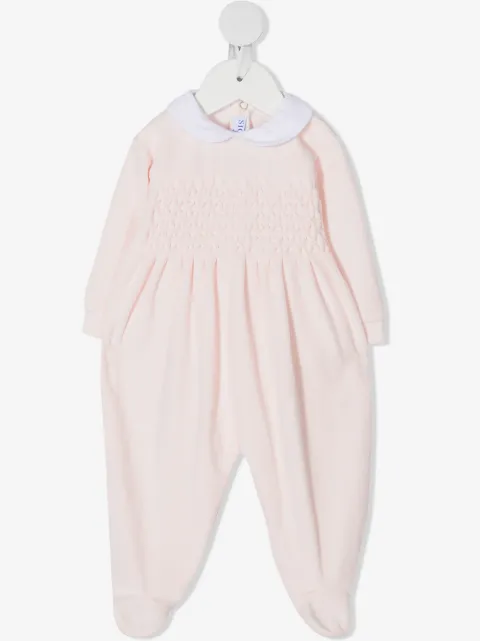 Siola diamond-knit pattern pyjamas
