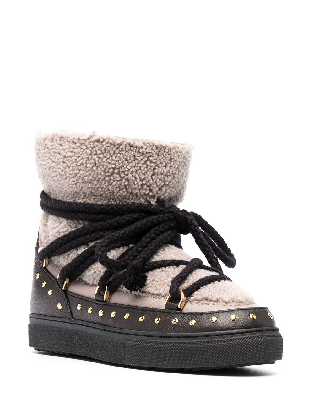 Shop Inuikii shearling-panelled lace-up boots with Express Delivery ...