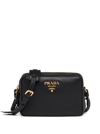 Shop Prada logo crossbody bag with Express Delivery - FARFETCH