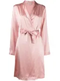 La Perla tie-waist robe - Pink