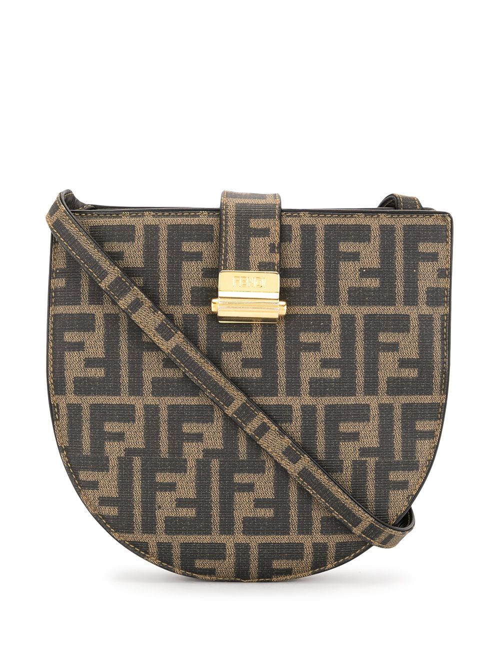 фото Fendi pre-owned сумка через плечо с узором zucca