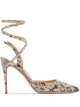 Image 1 of Jennifer Chamandi Vittorio 105mm snakeskin pumps
