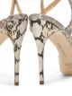 Jennifer Chamandi Vittorio 105mm snakeskin pumps