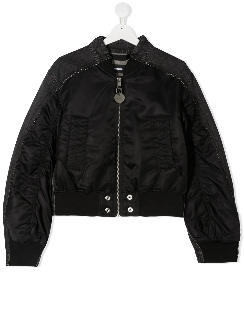 фото Diesel kids бомбер с джинсовой вставкой