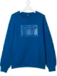 Image 1 of Diesel Kids TEEN logo print sweatshirt