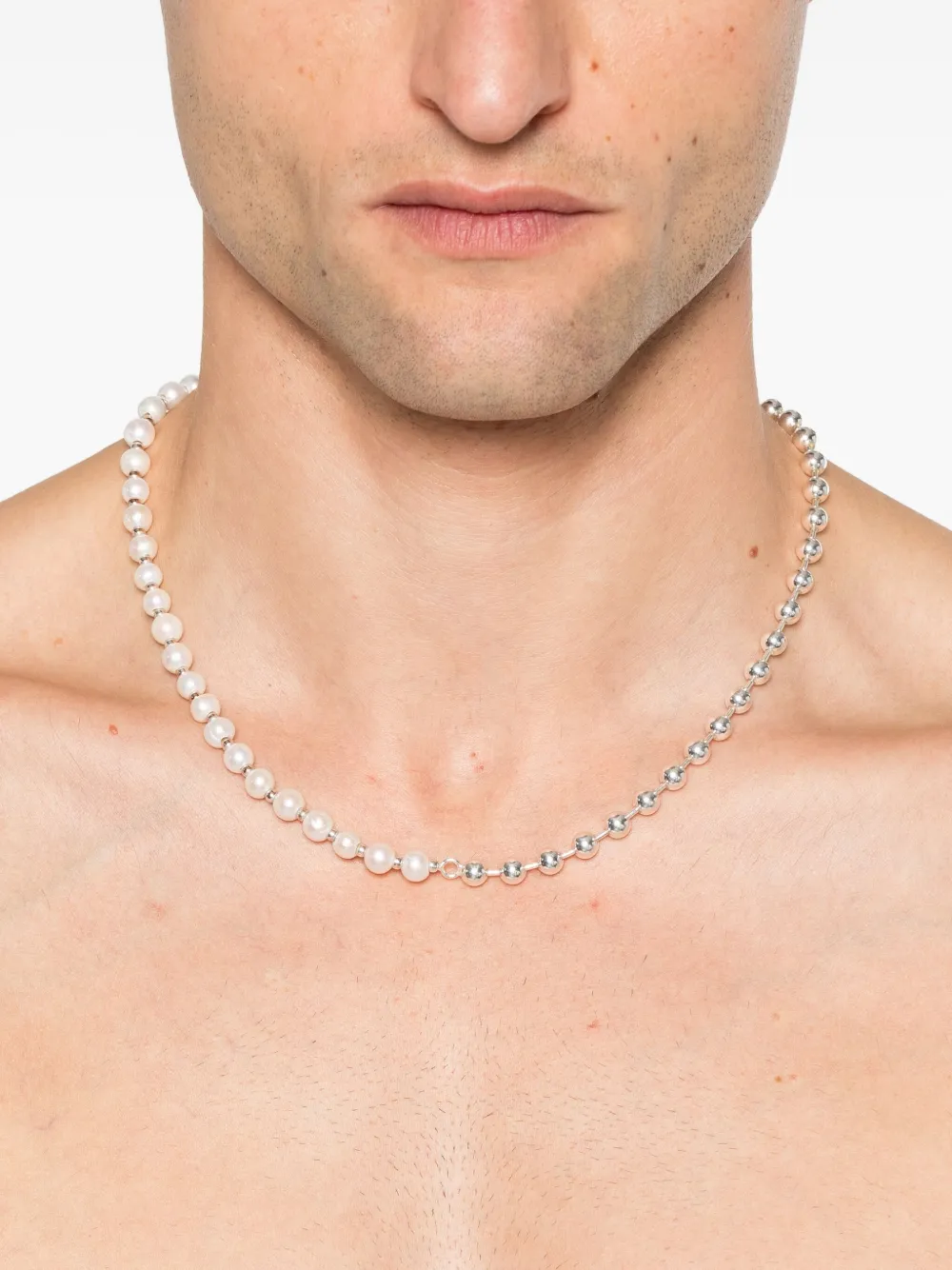 Hatton Labs sterling silver pearl necklace | Image 2