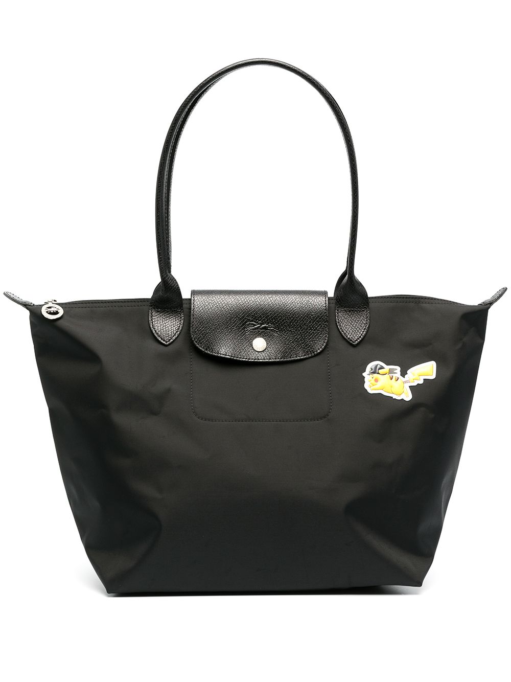 фото Longchamp сумка-тоут le pliage pikachu из коллаборации с pokémon