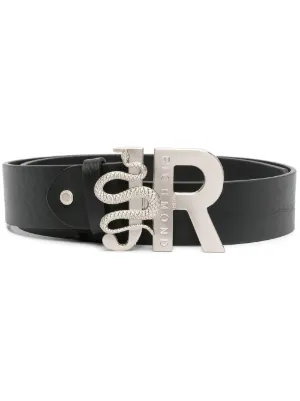 Haider Ackermann Skinny Leather Belt | ブラック | FARFETCH JP
