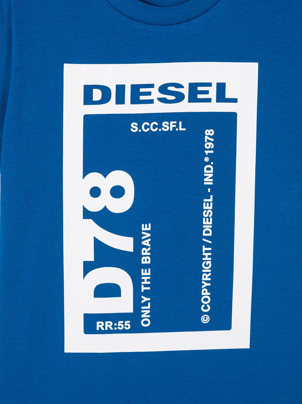 фото Diesel kids футболка с логотипом