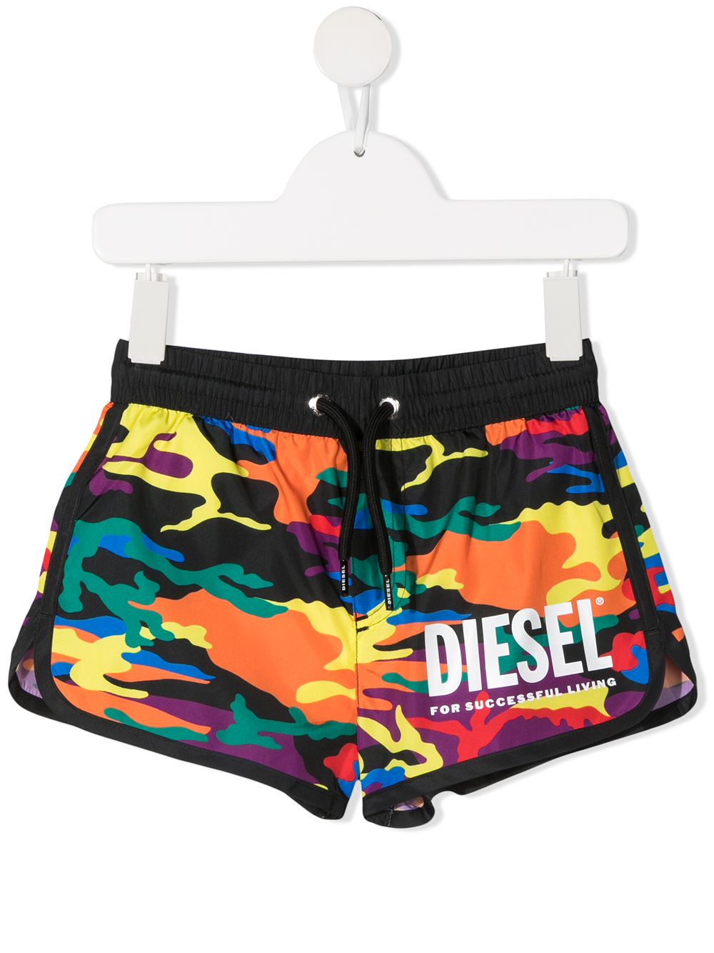 фото Diesel kids плавки-шорты с камуфляжным принтом