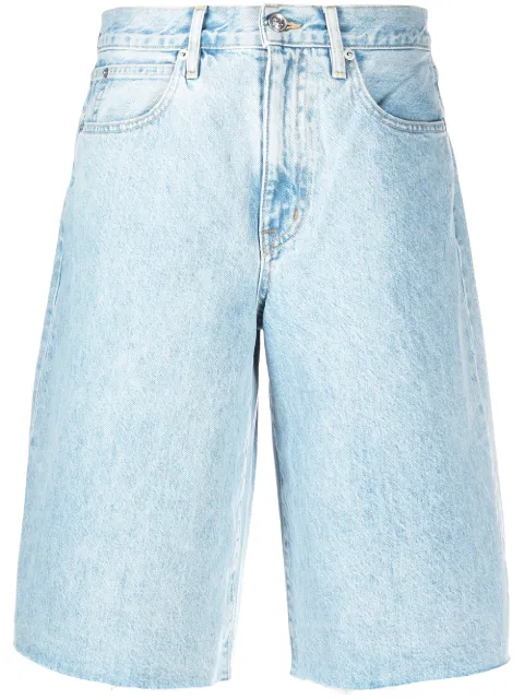 SLVRLAKE Grace knee-length denim shorts