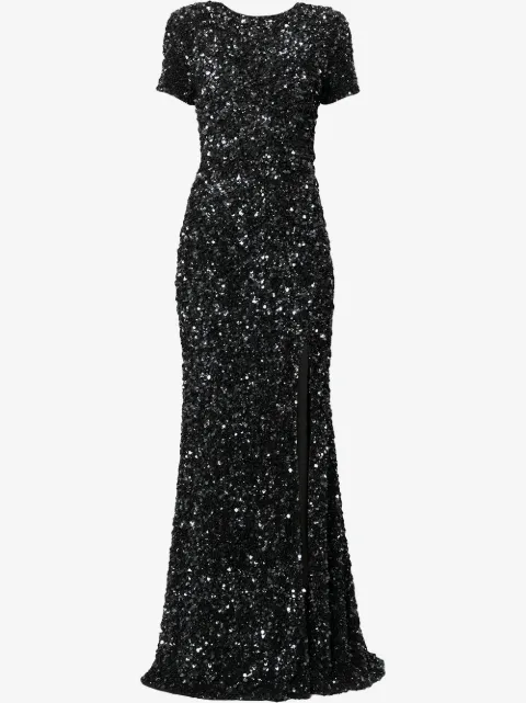 Rachel Gilbert Nixie sequin-embellished gown 