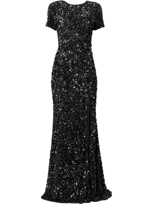 Robe longue brodée de sequins - Rachel Gilbert - Modalova