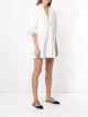 Rachel Gilbert Scout double-breasted feather-trim dress