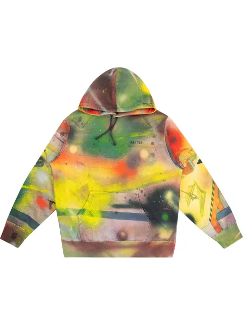 Supreme hoodie con estampado Rammellzee