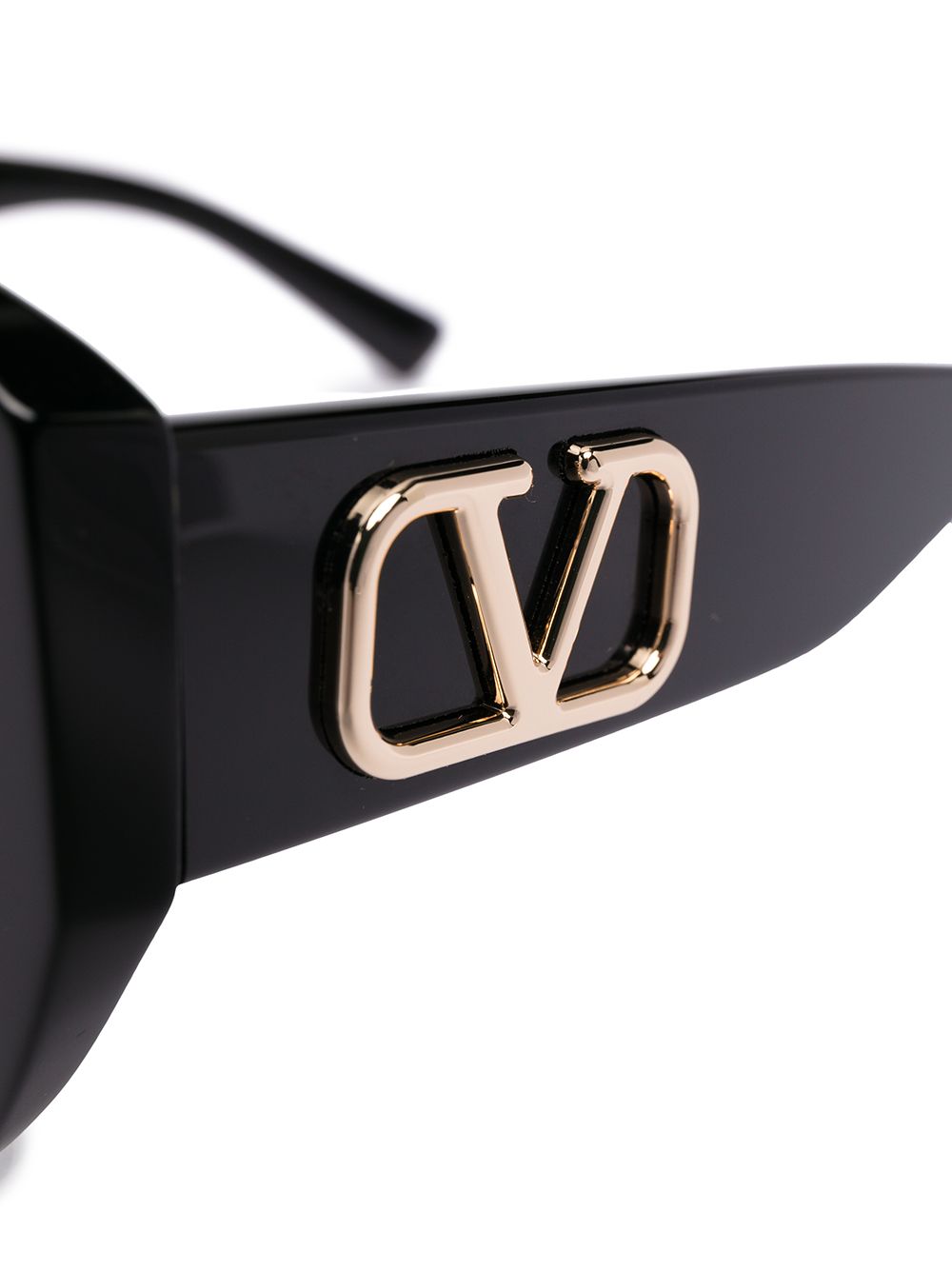 фото Valentino eyewear массивные солнцезащитные очки с градиентными линзами