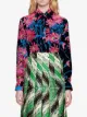 Gucci フローラル シルクシャツ