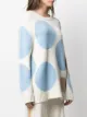 Chinti and Parker dot intarsia rib-trimmed jumper