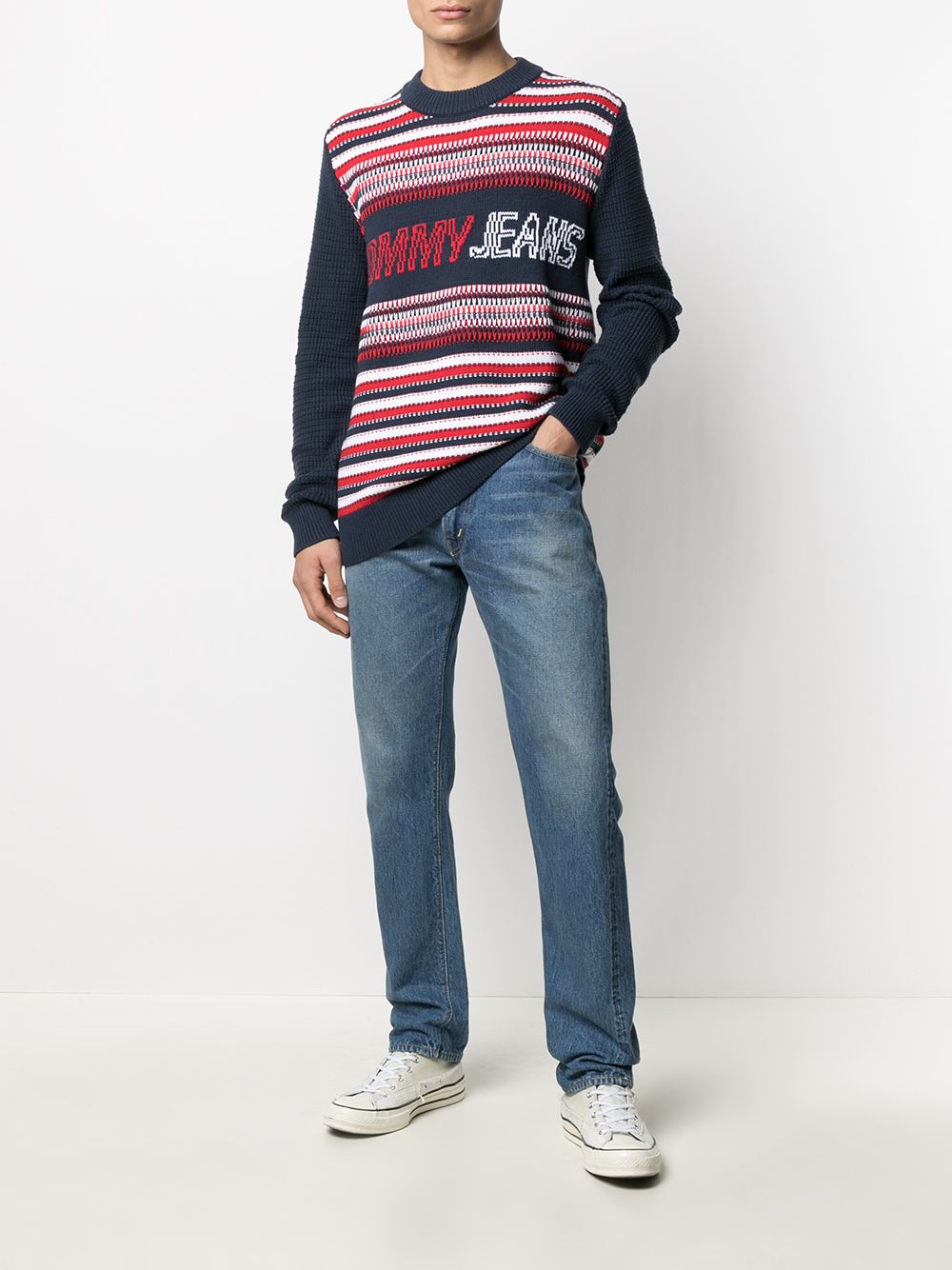 фото Tommy jeans джемпер с геометричным узором