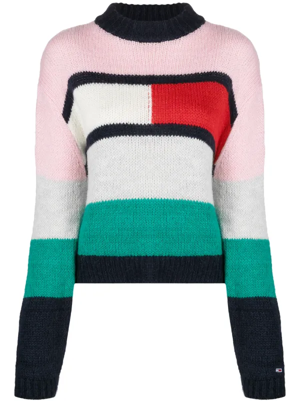 pink tommy jeans jumper