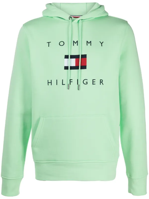 green tommy hoodie