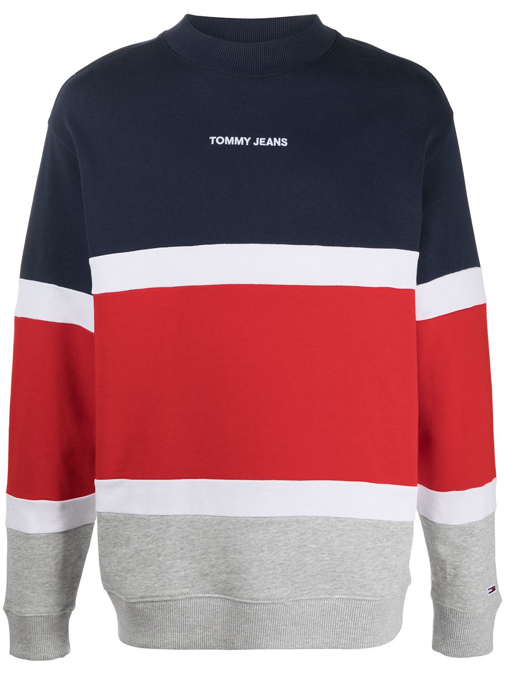 фото Tommy jeans толстовка в стиле колор-блок