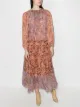 Image 2 of Zimmermann Botanica ruched maxi dress