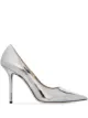Image 1 of Jimmy Choo metallic Love 100mm pumps