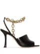 Image 1 of Jimmy Choo chain-link Sae 90mm sandals