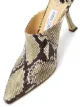 Jimmy Choo Rya 90mm snakeskin-effect mules