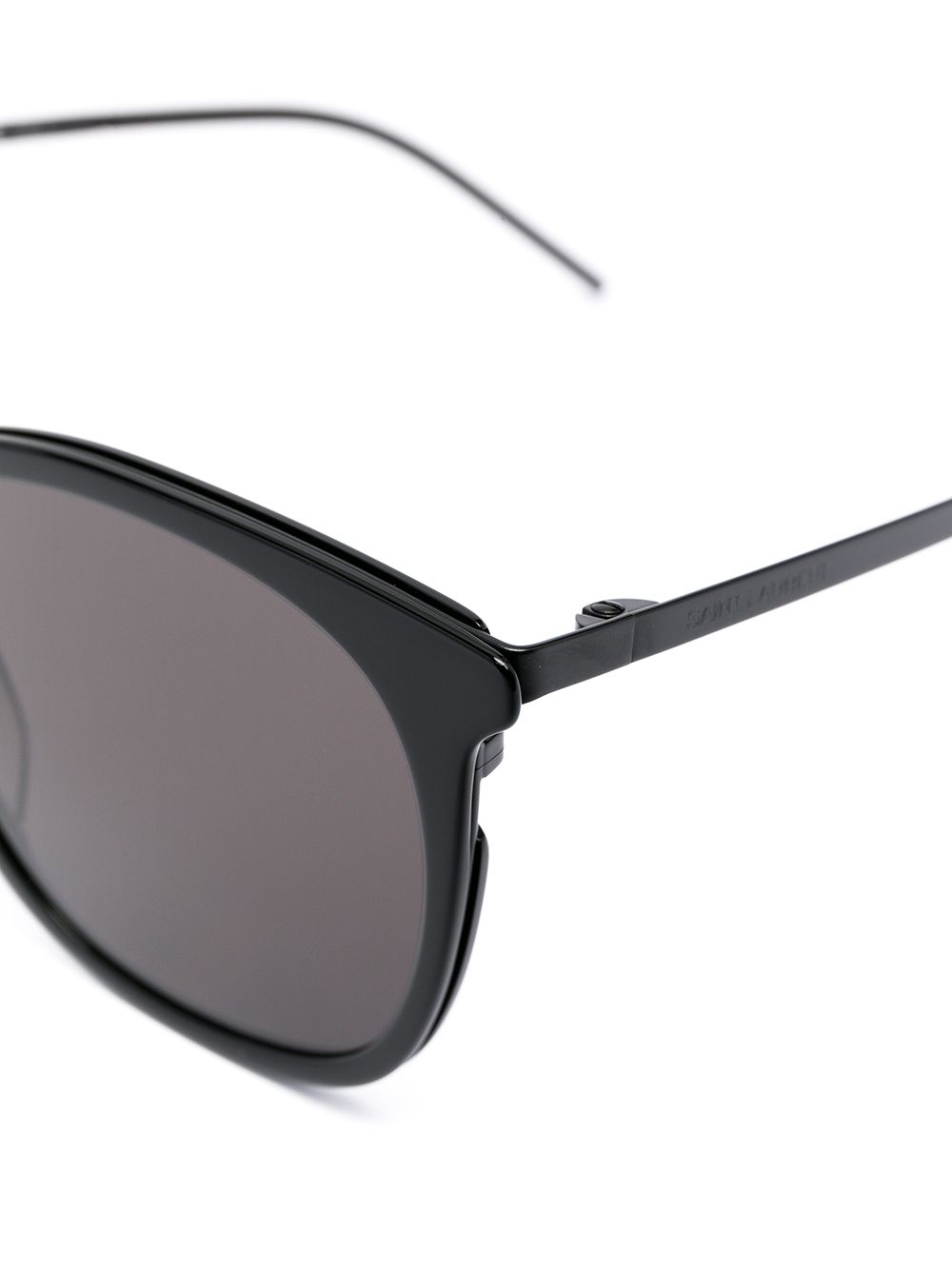 фото Saint laurent eyewear солнцезащитные очки slim в круглой оправе