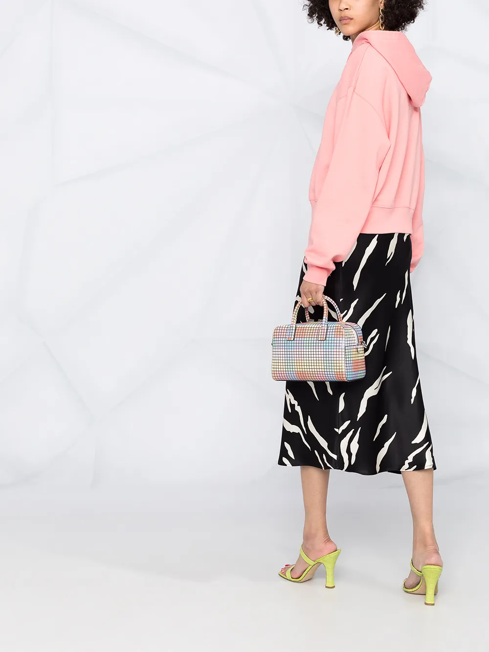 MSGM Hoodie met logoprint Roze