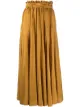 Image 1 of Forte Forte gathered full-length silk skirt