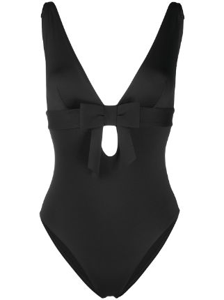 ZIMMERMANN Poppy Plunge Bow one-piece Swimsuit - Farfetch
