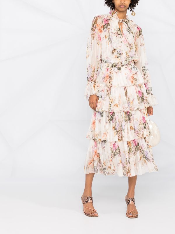 zimmermann hydrangea dress