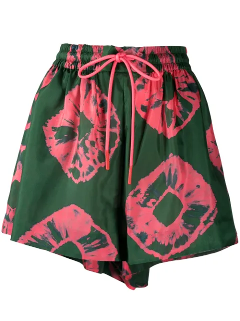 Zimmermann Poppy tie-dye habotai shorts 