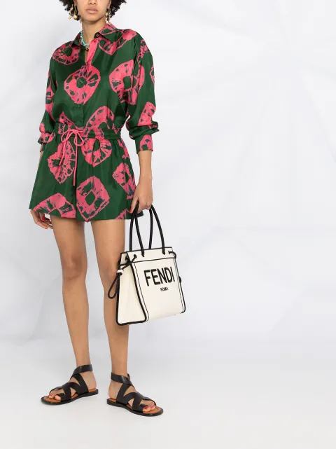 Zimmermann Poppy tie-dye habotai shorts 