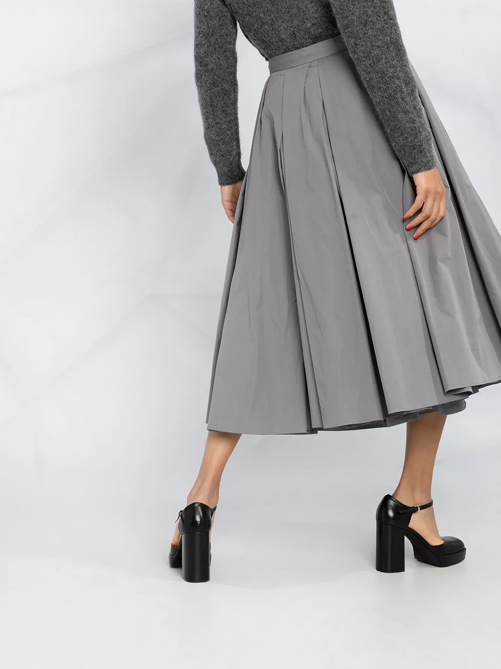 FOXEY - フォクシー FullPleated skirt 38 ミントの+semijoiasfelicita