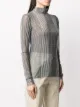 HENRIK VIBSKOV Semi-transparente Bluse mit Print