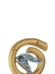 Carrera Y Carrera 18kt yellow and white gold Bambu Tao diamond earrings