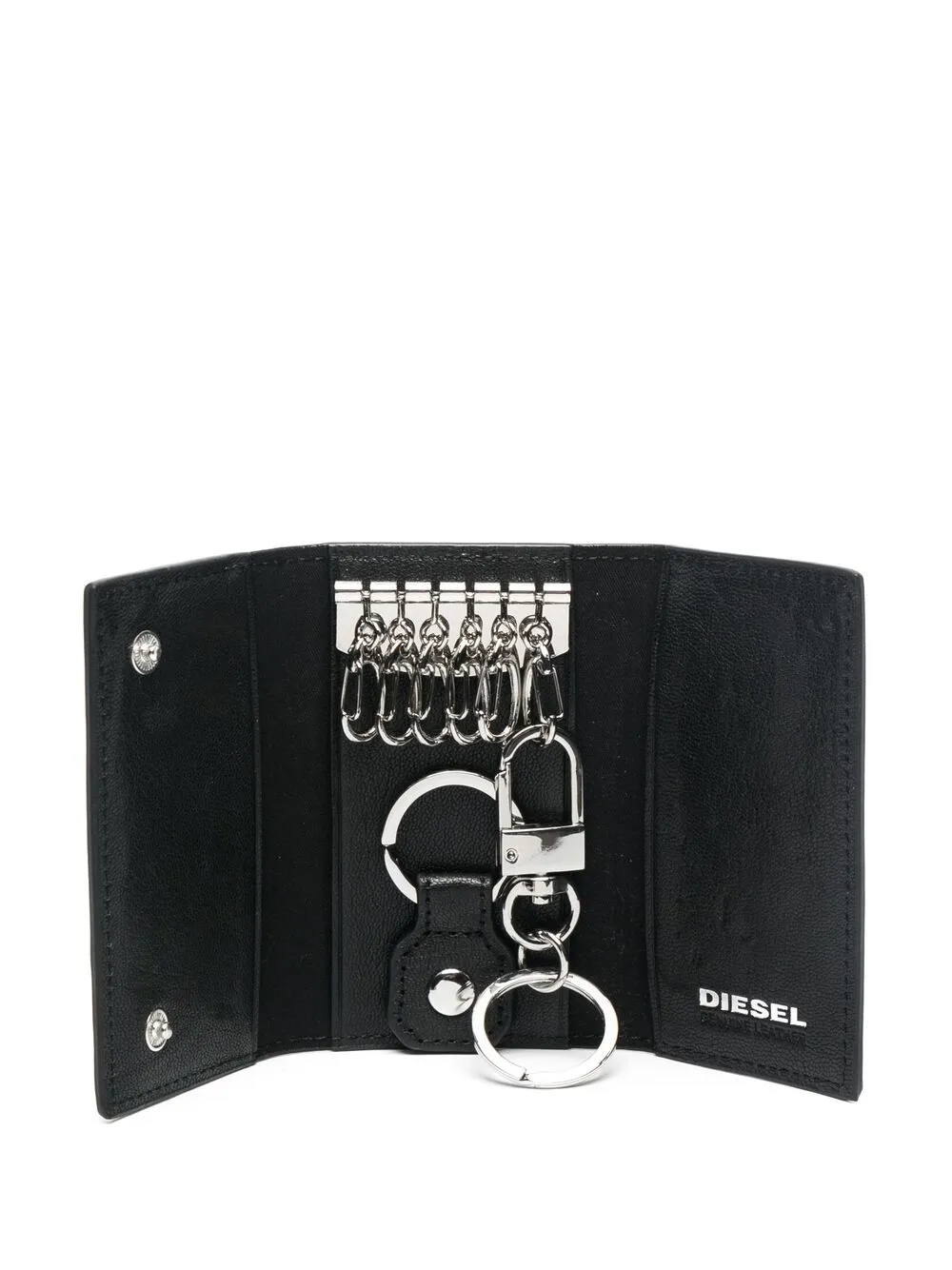  Diesel Studded Leather Wallet - Black 