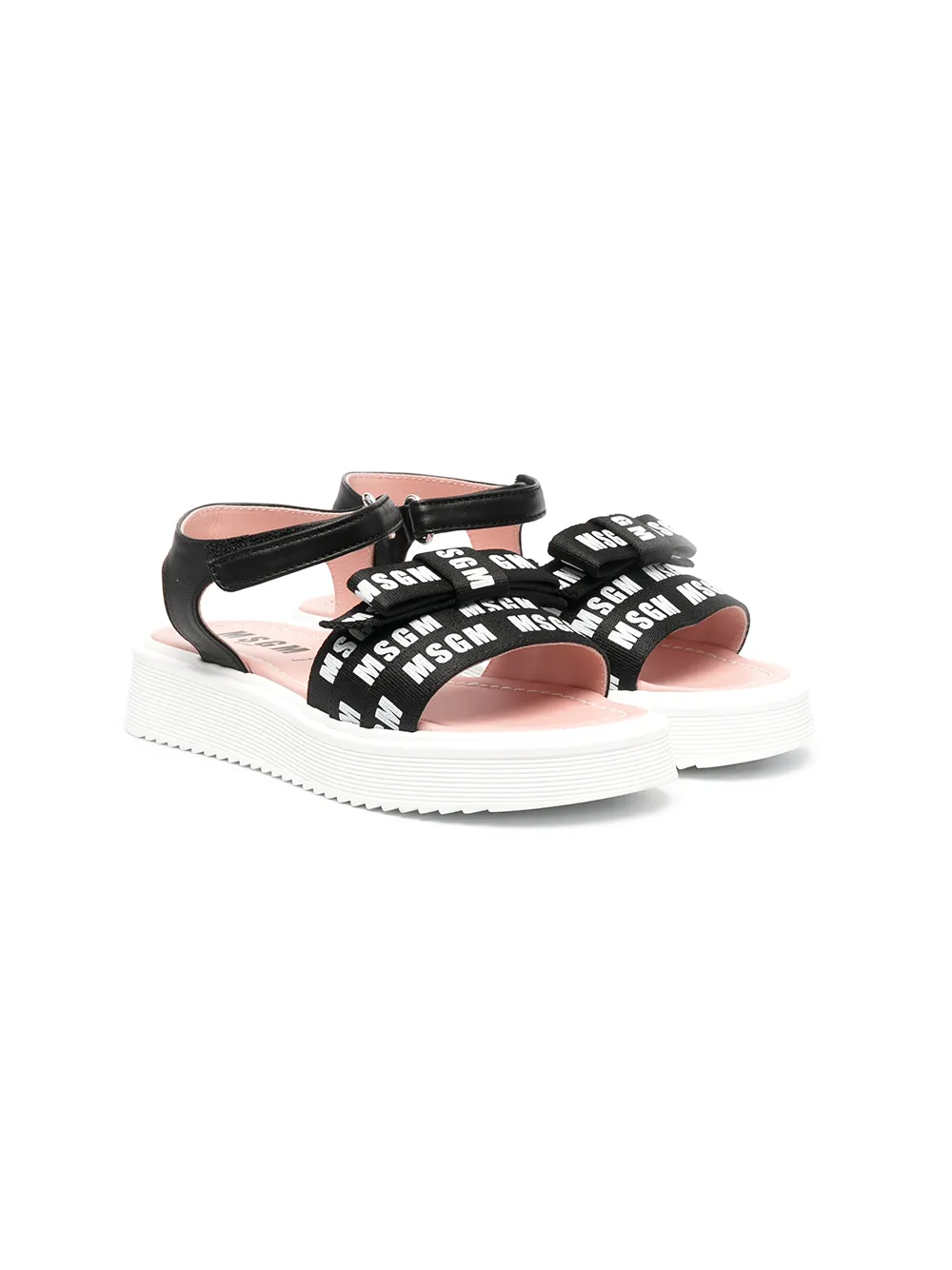 MSGM Kids сандалии с логотипом