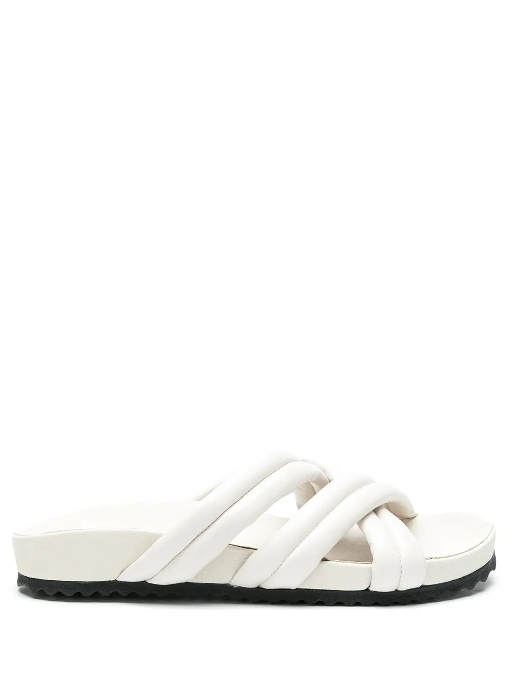 

Sarah Chofakian Plume flat sandals - White