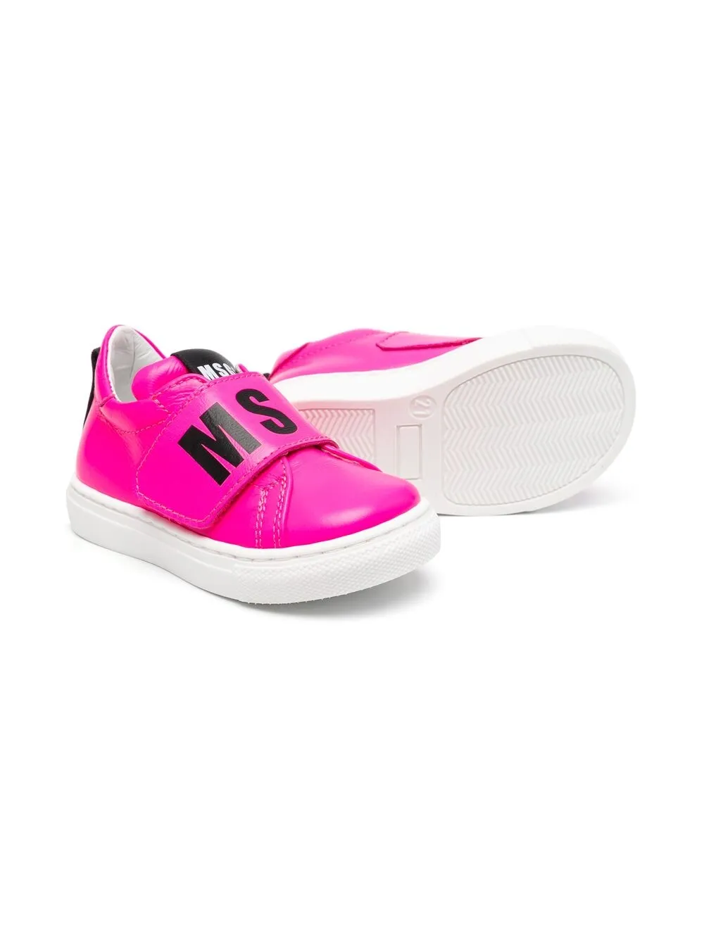 фото Msgm kids кеды на липучках с логотипом