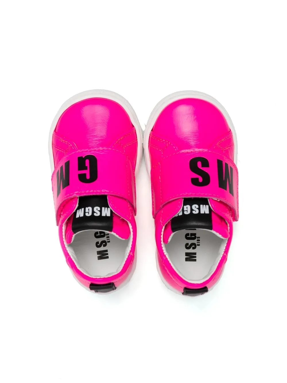 фото Msgm kids кеды на липучках с логотипом